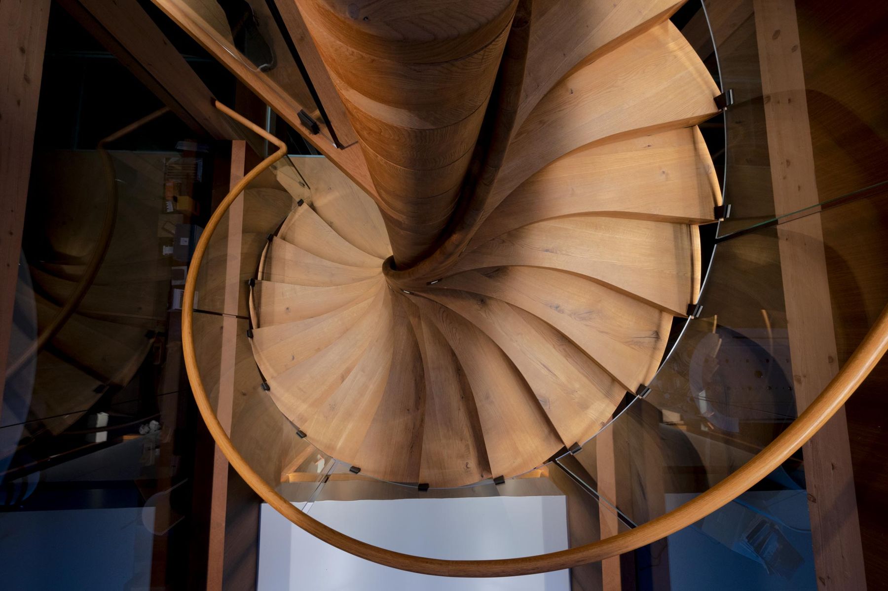 O'Fobour Bois — atelier, escalier helicoidal